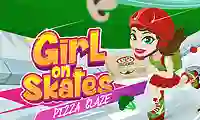 Spill Girl on Skates Pizza Mania online
