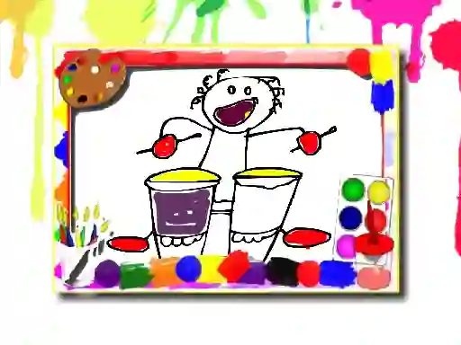 Spill Music Coloring Book online