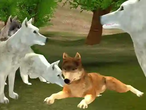 Spill Wild Wolves Hunger Attack online