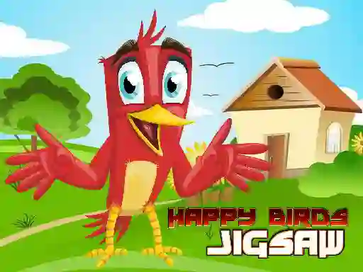 Spill Happy Birds Jigsaw online