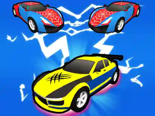 Spill Superhero Car Merge Master online