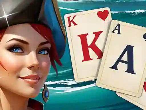 Spill Solitaire Klondike Treasure Island online