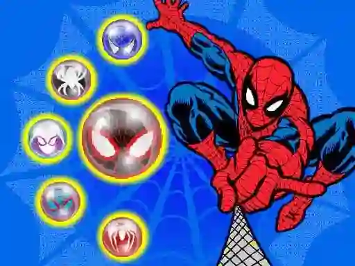 Spill Spiderman Bubble Shooter online