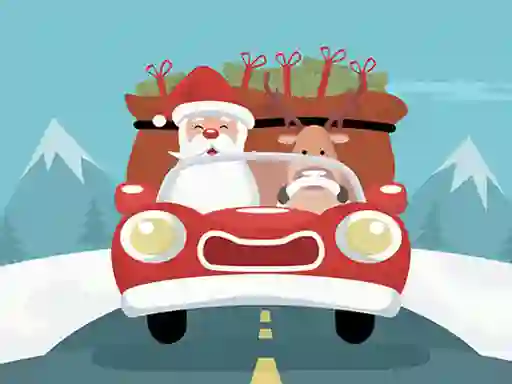 Spill Santa Giving Presents Jigsaw online