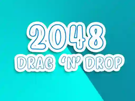 Spill 2048 drag 'n drop online