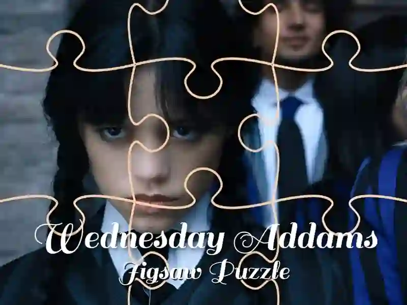 Spill Wednesday Addams Jigsaw Puzzle online