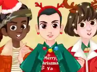 Spill Stranger things Christmas party online