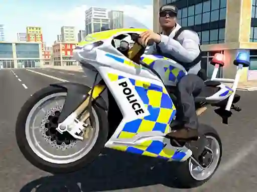 Spill Police Chase Motorbike Driver online