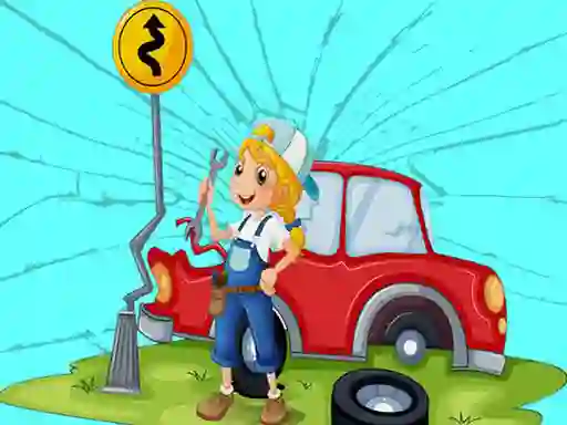 Spill Broken Cars Jigsaw online