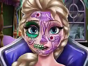 Spill Elsa Scary Halloween Makeup online