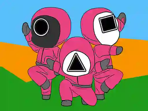 Spill Squid Coloring Book online
