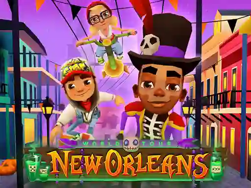 Spill Subway Surfers: Orleans Halloween online