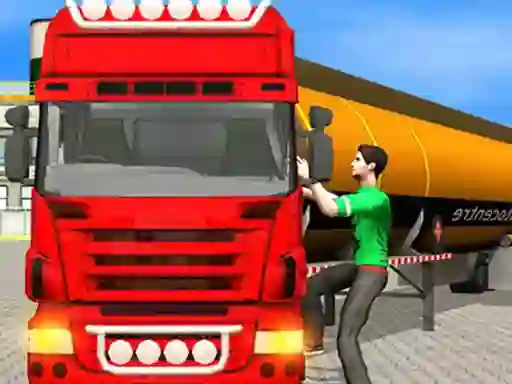 Spill Oil Tanker Transporter Truck Simulator online