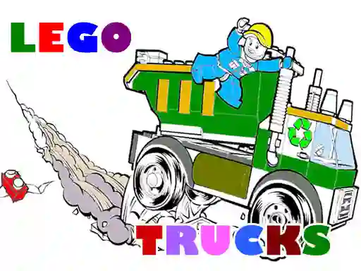 Spill Lego Trucks Coloring online