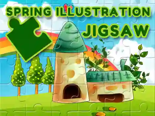 Spill Spring Illustration Jigsaw online