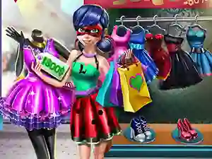 Spill Dotted girl realife shopping online