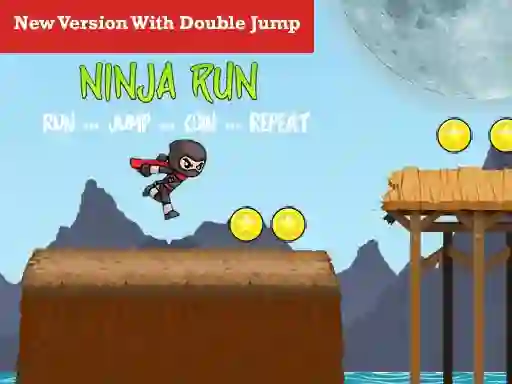 Spill Ninja Run Double Jump online