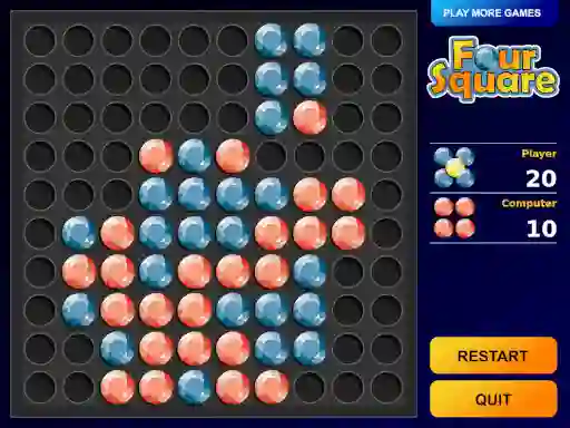 Spill Four Square online