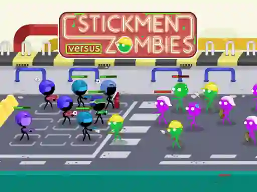 Spill Stickmen Versus Zombies online