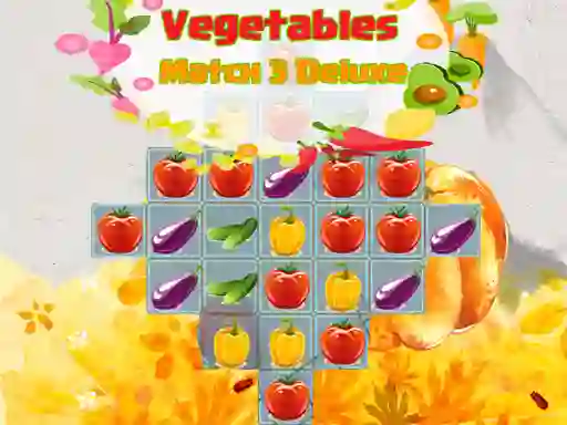 Spill Vegetables Match 3 Deluxe online