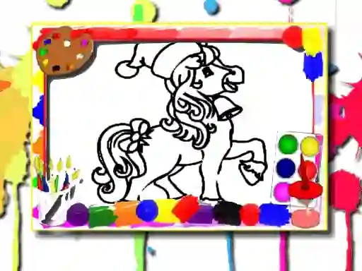 Spill Horse Coloring Book online