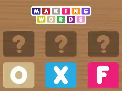 Spill Making Words online