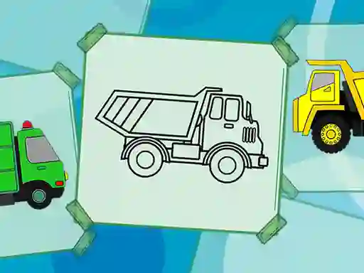 Spill Truck Coloring Book online