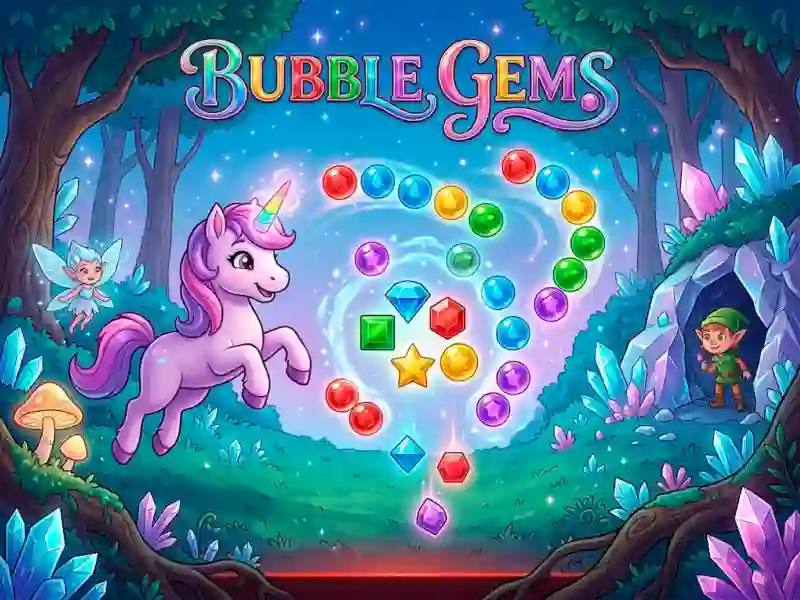 Spill Bubble Gems online