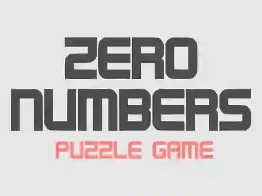 Spill Zero Numbers Puzzle Game online