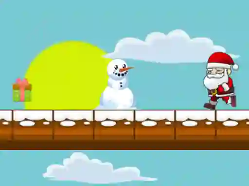 Spill Running Santa online