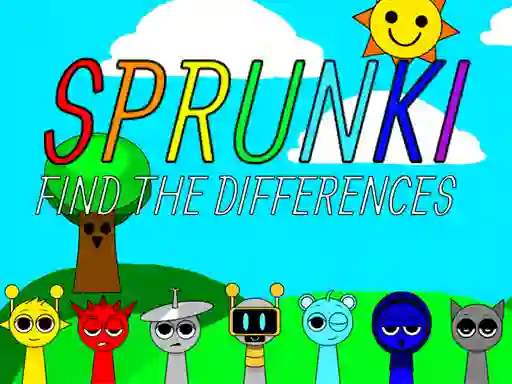 Spill Sprunki Find The Differences online