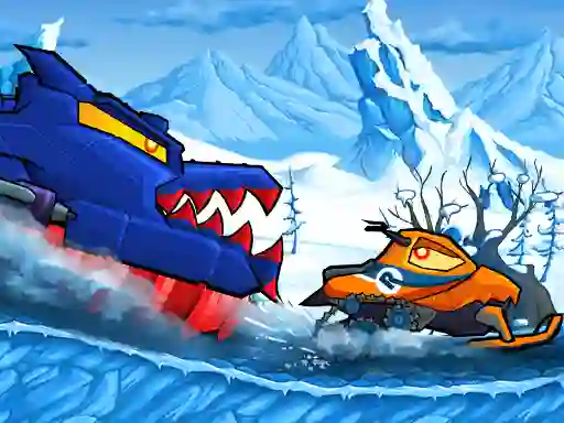 Spill Car Eats Car: Winter Adventure online