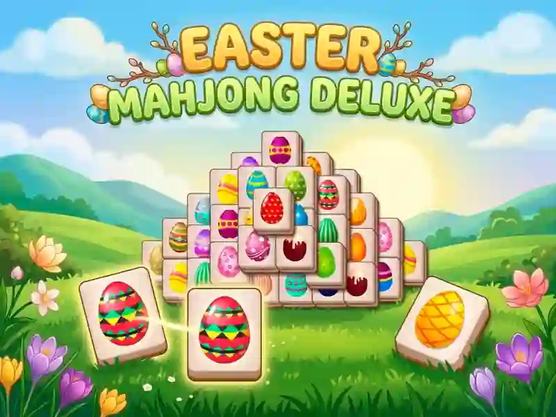 Spill Easter mahjong deluxe online