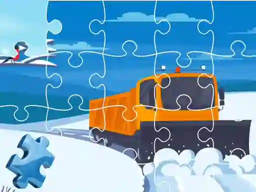 Spill Winter Trucks Jigsaw online