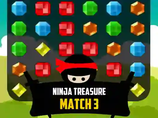 Spill Ninja Treasure Match 3 online