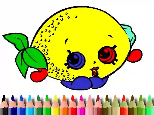 Spill Back To School: Fruits Coloring Book online