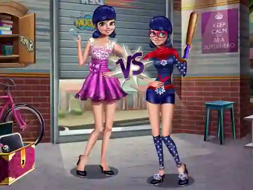 Spill Princess vs Superhero online