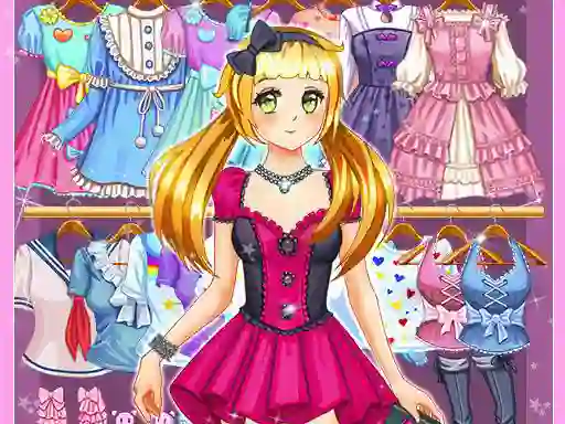 Spill Anime Kawaii Dress Up online