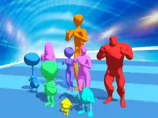 Spill Stickman Crowd Fight online