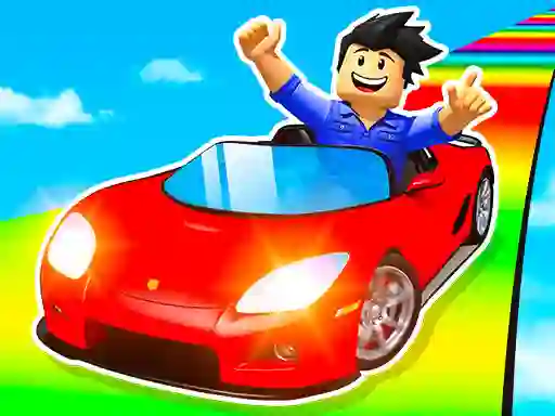 Spill Epic Car Stunt Race Obby online