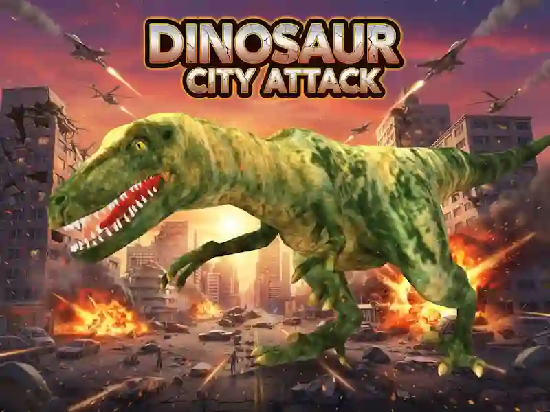 Spill Dinosaur City Attack online