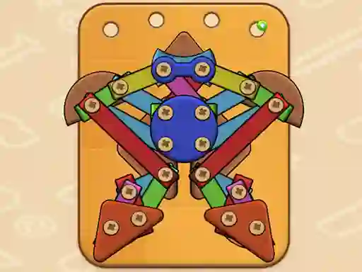 Spill Wood & Screw Puzzle online