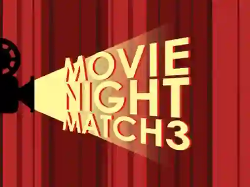 Spill Movie Night Match 3 online