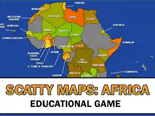 Spill Scatty Maps Africa online