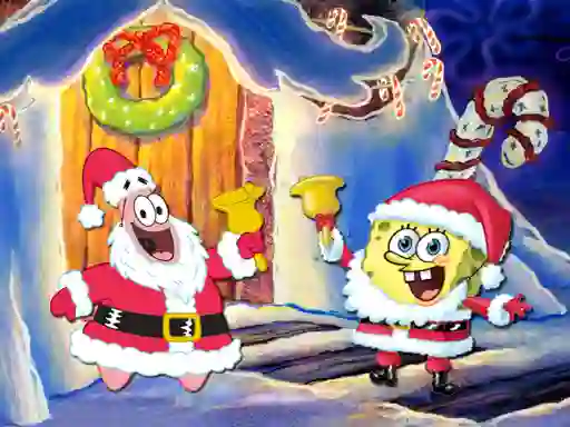 Spill SpongeBob Christmas Jigsaw Puzzle online