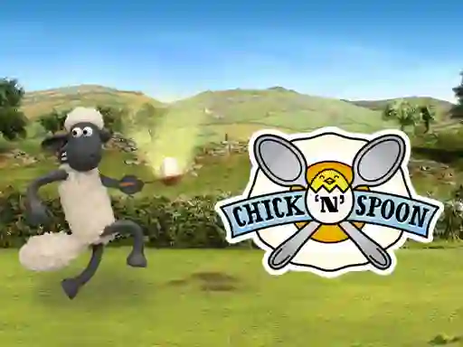Spill Shaun The Sheep: Chick N Spoon online