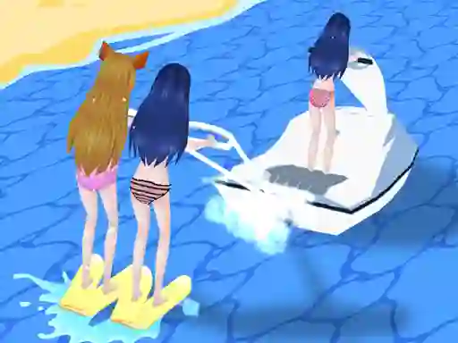 Spill Girl Surfer 3D online