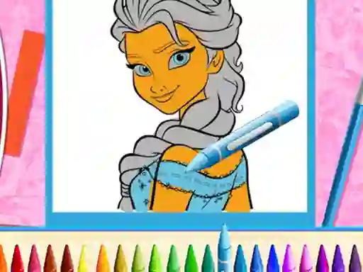 Spill The Princess Sisters Coloring online