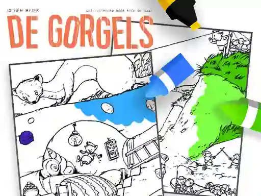 Spill Coloring Gorgels online
