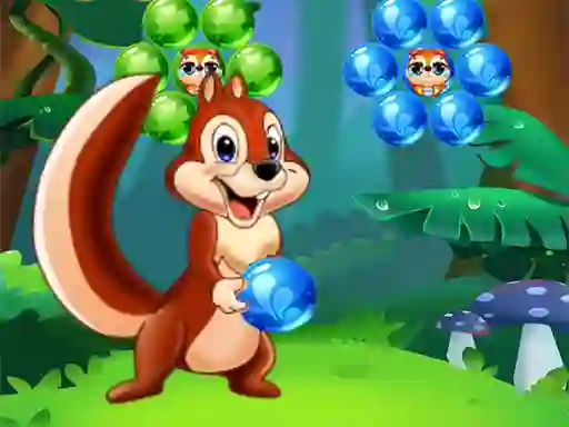 Spill Bubbles Shooter Squirrel online